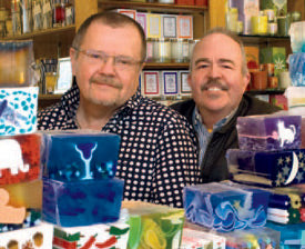 Chuck Bauer & Chuck Beckwith: The Soap Opera duo work hard at old-fashioned customer service