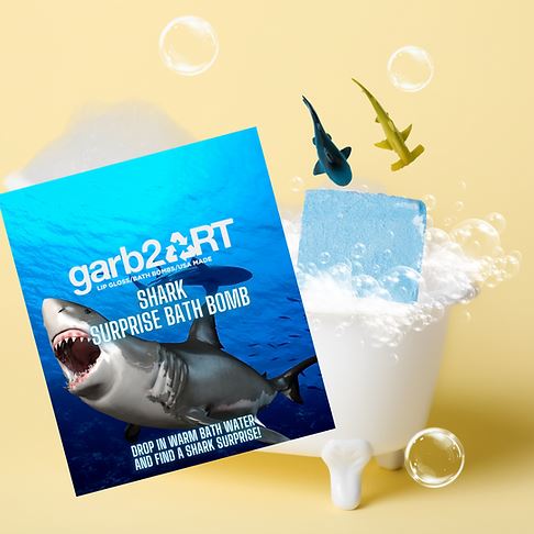 Garb2Art Bath Bomb 5oz - Shark Surprise