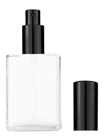 Circle Design Clear Glass Perfume Bottle 0.5oz 15ml with Spray Pump