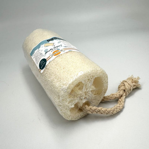 The Soap Opera Natural Loofah Sponge with Cord