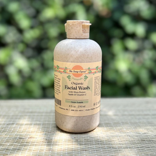 The Soap Opera Naturals Organic Facial Wash with Shea Butter & Apple (Custom Scentable)