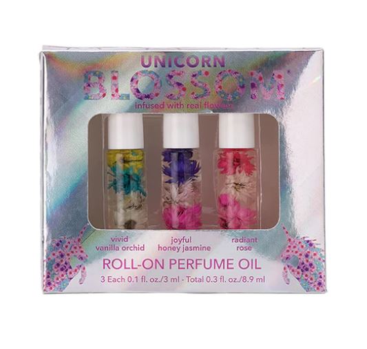 Blossom Unicorn Roll-On Perfume Gift Set of 3