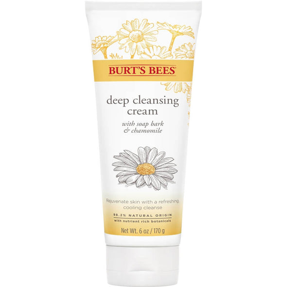Burt's Bees Deep Cleansing Cream 6oz 170g - Soap Bark & Chamomile