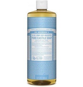 dr bronner's insecticidal soap Dr. Bronner's Baby Unscented Pure-Castile Liquid Soap, 32 fl. oz