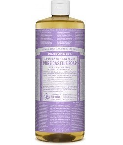 bronner's insecticidal soap Dr. Bronner's Lavender Pure-Castile Liquid Soap, 32 fl. oz