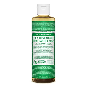 Dr. Bronner's Pure Castile Liquid Soap 8oz 237mL - Almond