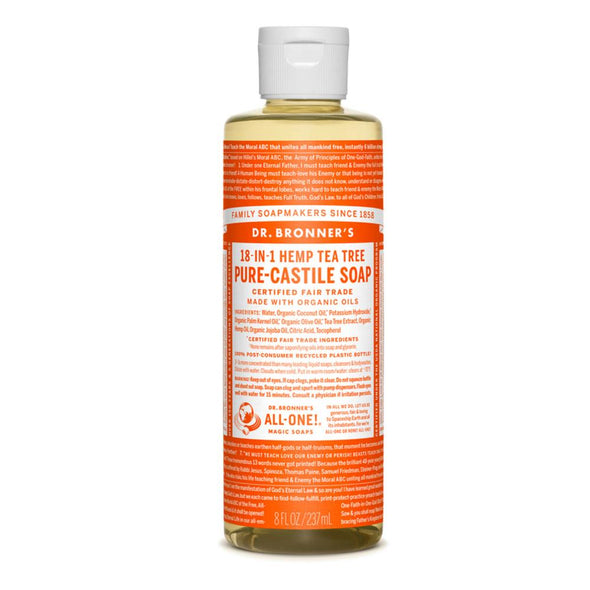Dr. Bronner's Pure Castile Liquid Soap - Tea Tree