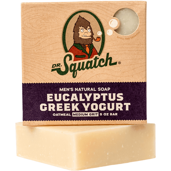 Dr. Squatch Men's Natural Bar Soap 5oz - Eucalyptus Greek Yogurt