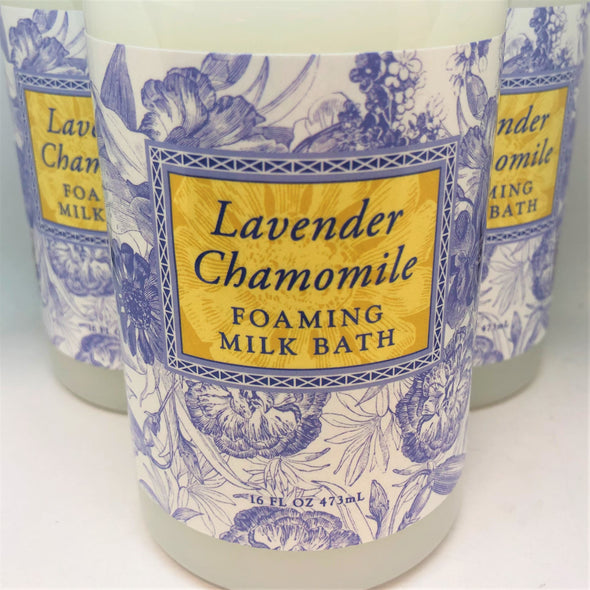 Greenwich Bay Foaming Milk Bath 16fl oz 473ml - Lavender Chamomile
