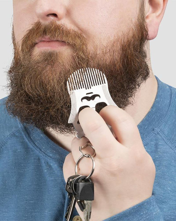 Kikkerland Beard Comb Multi Tool