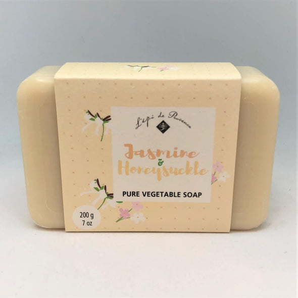 L'epi de Provence French Milled Bar Soap 7oz 200g - Jasmine & Honeysuckle