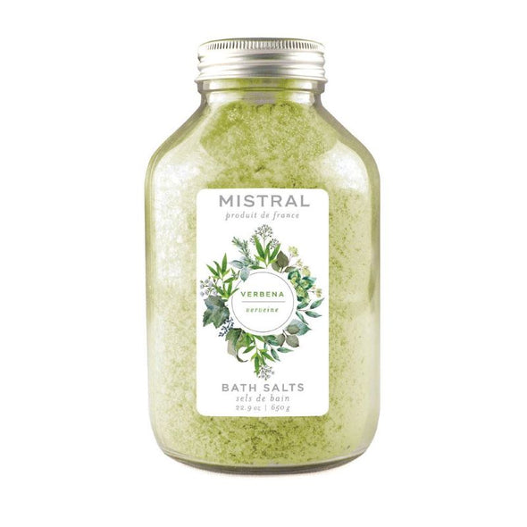 Mistral Classic Bath Salts Bottle 22.9oz 650g - Verbena
