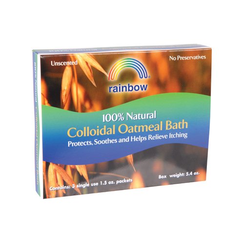 Rainbow Colloidal Oatmeal Bath Powder 3 Packet Box 4.5oz