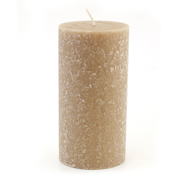 Root Candles Timberline Pillar 21.5oz 610g - Taupe