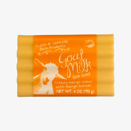 Simply Be Well Goat Milk Bar Soap 4oz 113g - Creamy Mango
