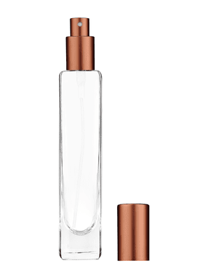 Slim Design Clear Glass Perfume Bottle 3.5oz 100ml with Spray Pump
