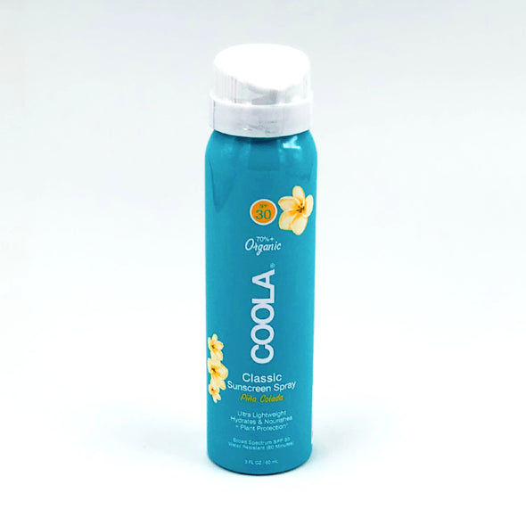 Coola Travel Classic Sunscreen Spray SPF 30 2fl oz 60ml - Pina Colada