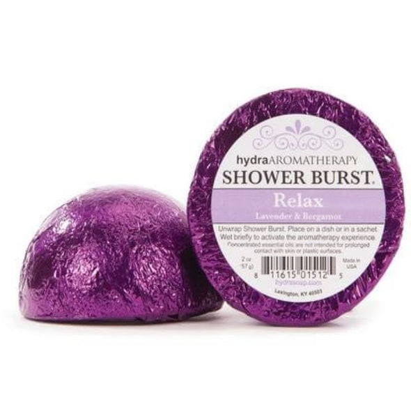 hydra Shower Burst 2oz 57g - Relax Lavender Bergamot