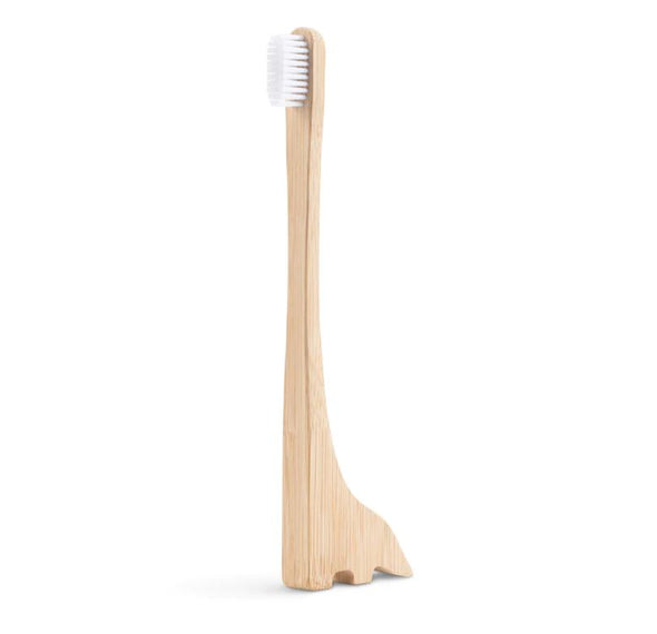 Kikkerland Dinosaur Bamboo Toothbrush
