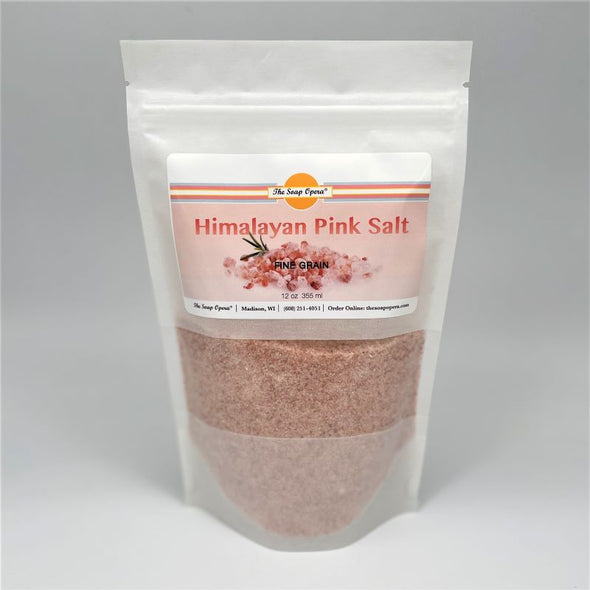 The Soap Opera Himalayan Pink Sea Salt 12oz - Fine Grain