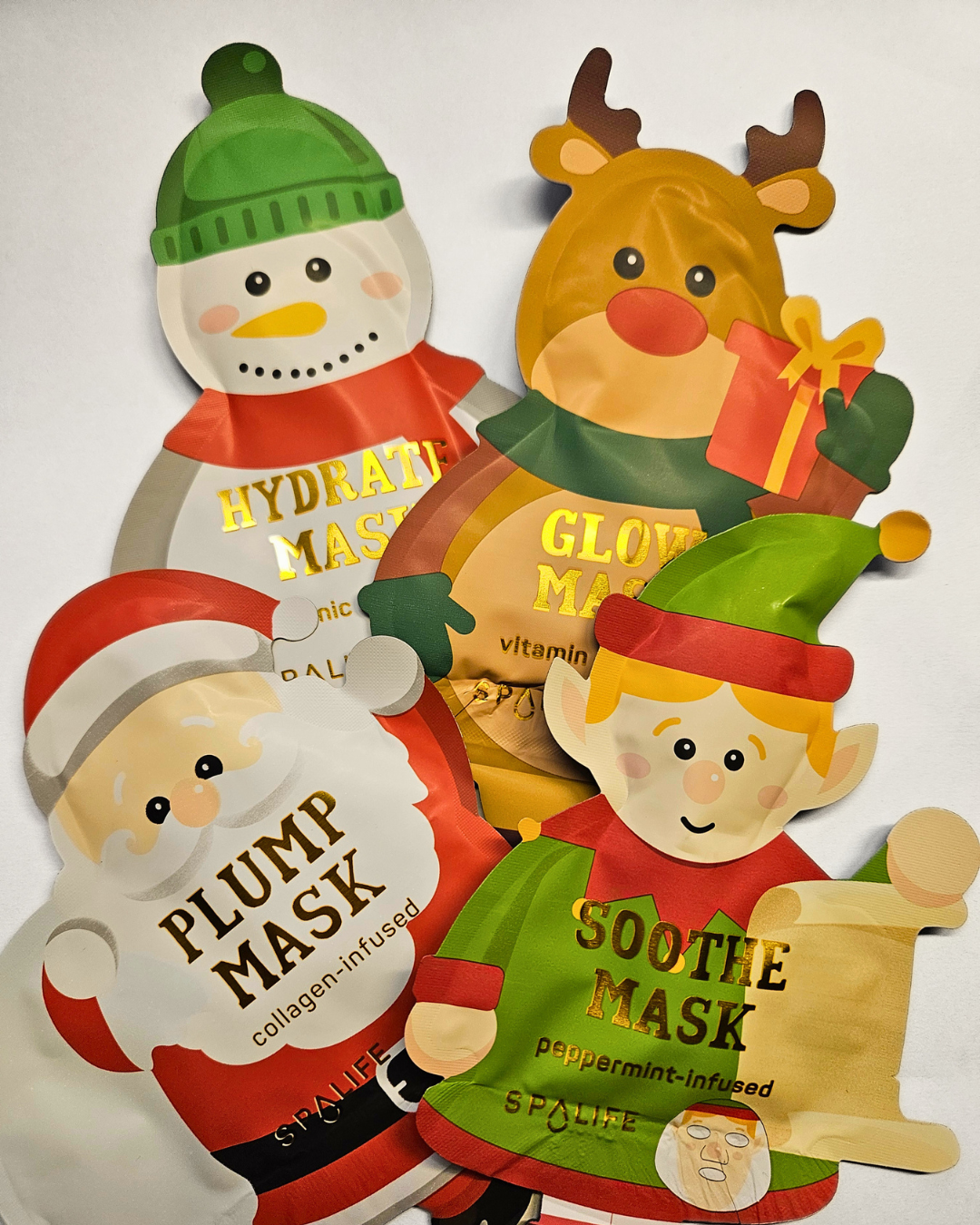 My Spa Life Santa's Workshop Christmas Face Masks