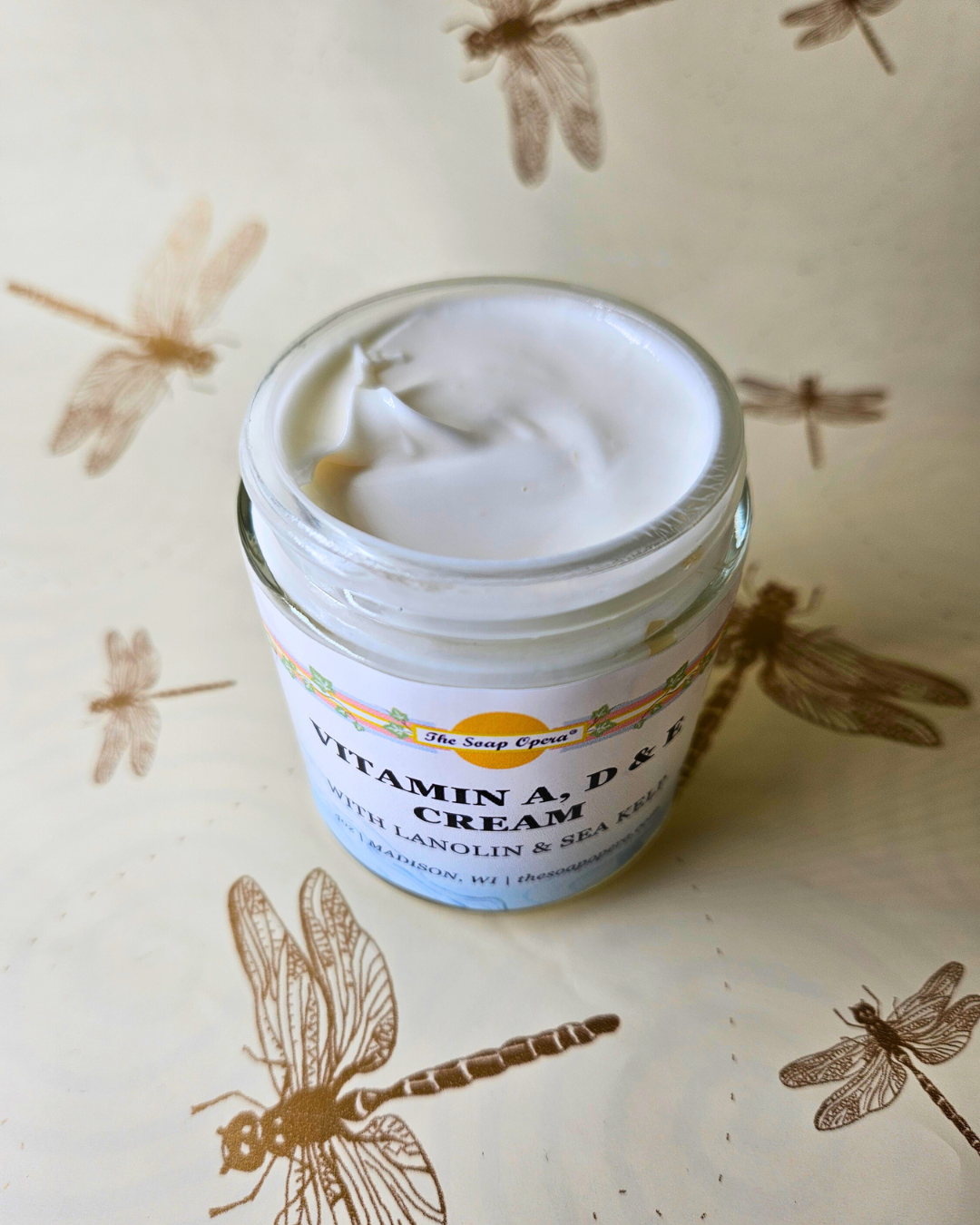 The Soap Opera Vitamin A, D & E Face Cream 4 oz - Unscented