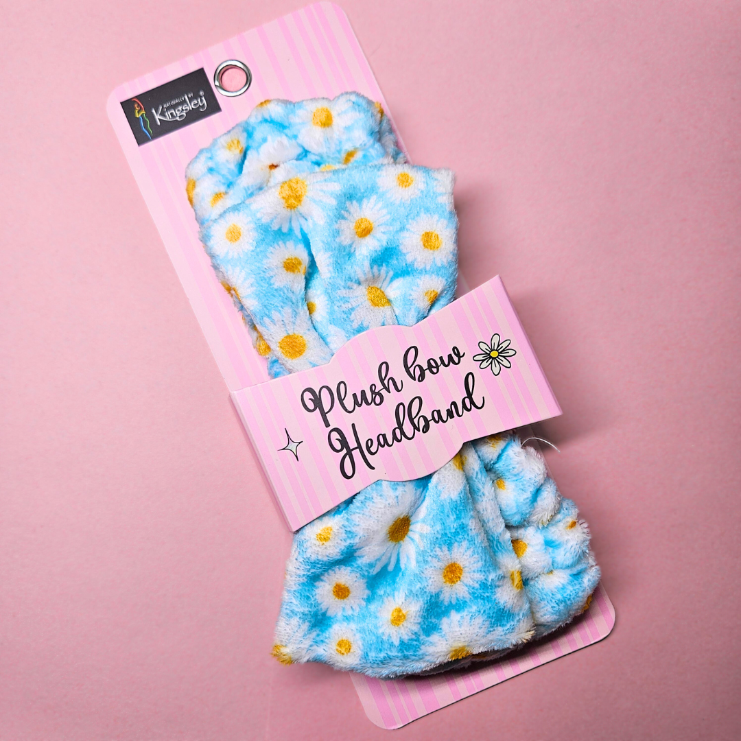 Plush Bow Headband
