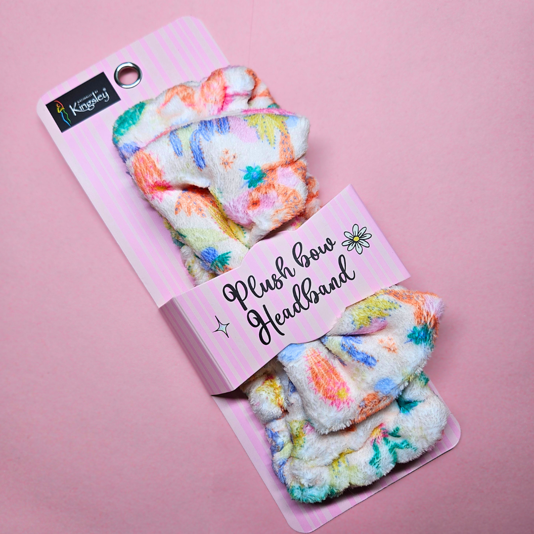 Plush Bow Headband