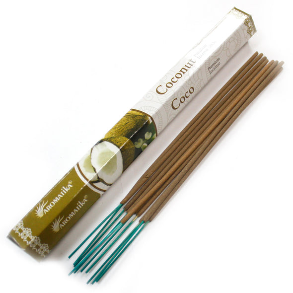 Aromatika Premium Incense Sticks 20ct - Coconut