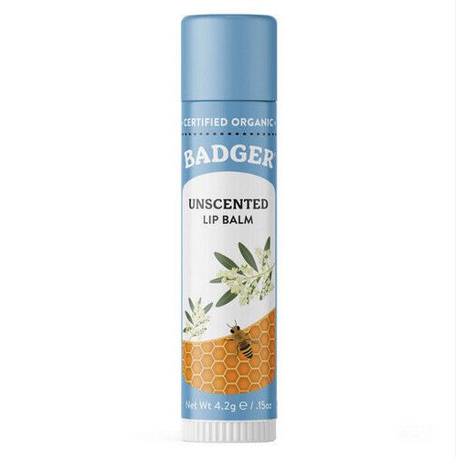 Badger Organic Lip Balm .15oz 4.2g - Classic Unscented