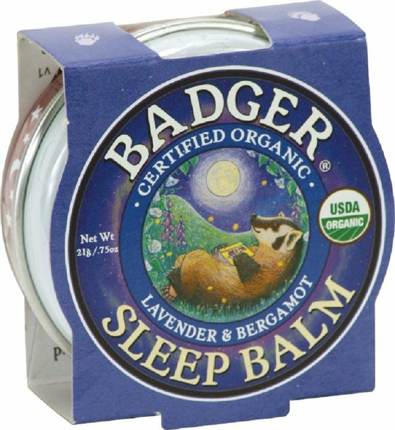 Badger Organic Sleep Balm - Lavender Bergamot