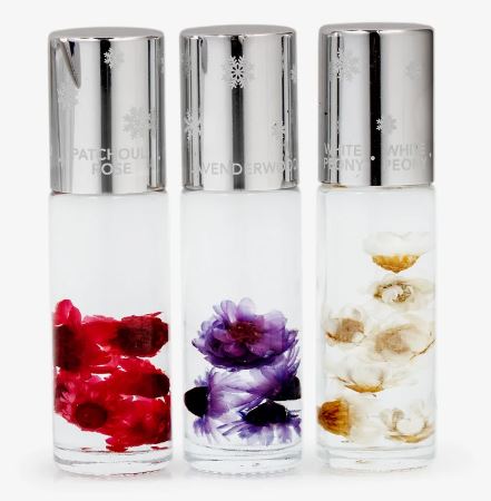 Blossom Diamond Ornament Mini Perfume Oil Set of 3
