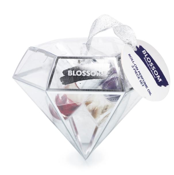 Blossom Diamond Ornament Mini Perfume Oil Set of 3
