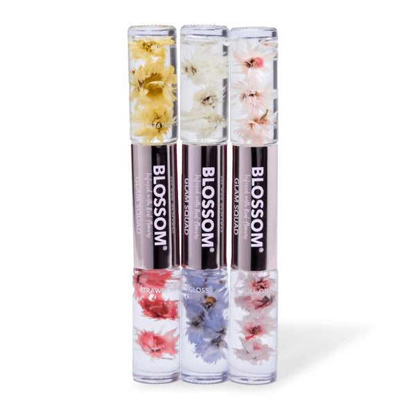 Blossom Glam Squad Roll-On-Lip Gloss & Perfume Oil 0.1oz 3ml
