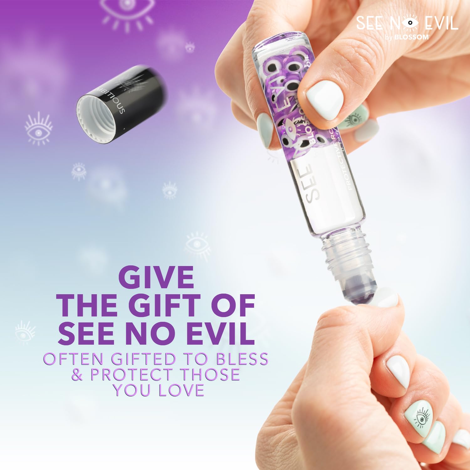 Blossom See No Evil Protective Roll-On Cuticle Oil 0.19oz 5.5ml