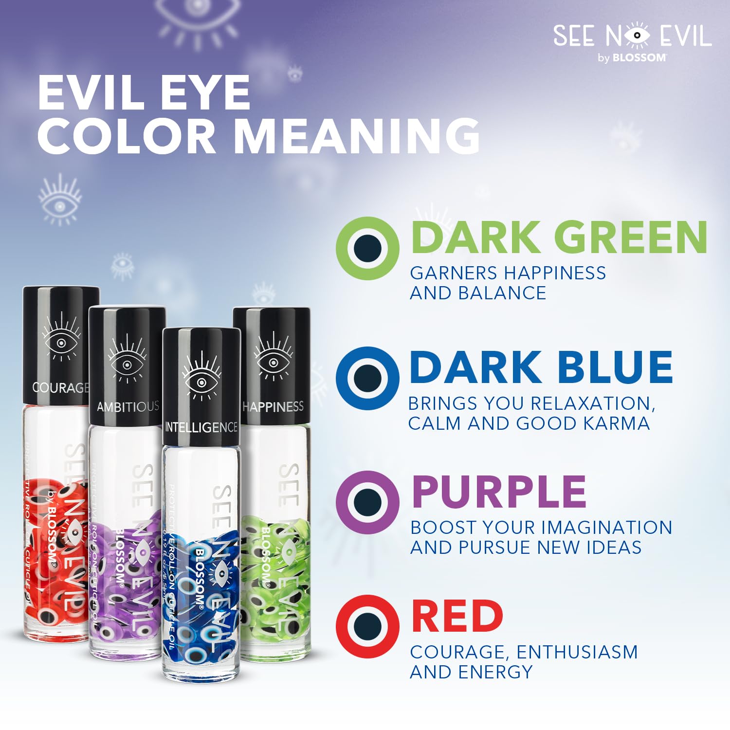 Blossom See No Evil Protective Roll-On Cuticle Oil 0.19oz 5.5ml