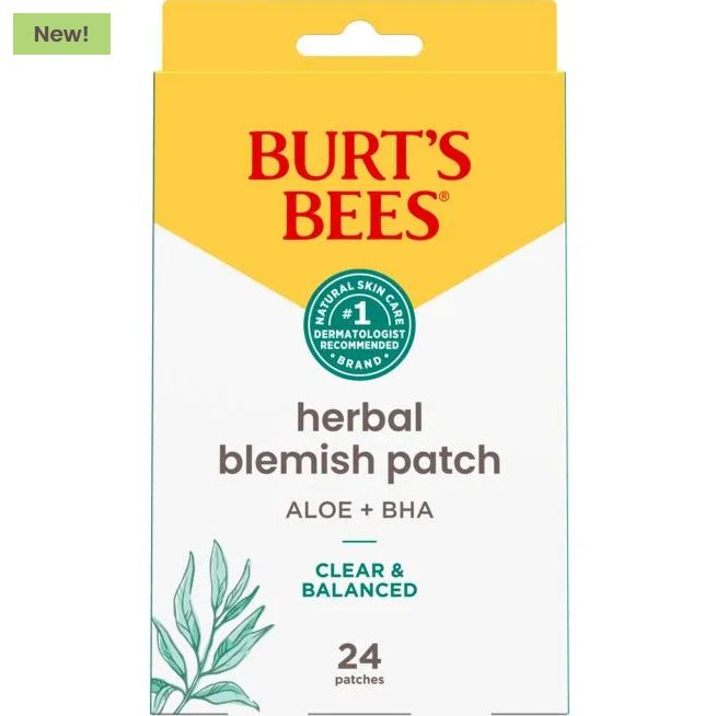 Burt's Bees Clear & Balanced Herbal Blemish Patch Pack of 24