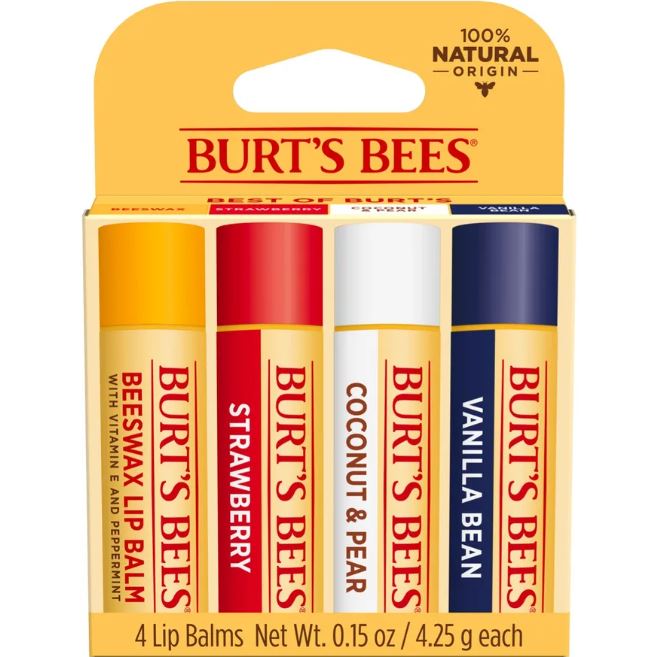 Burt's Bees Lip Balm 4-pack - Best of Burt's