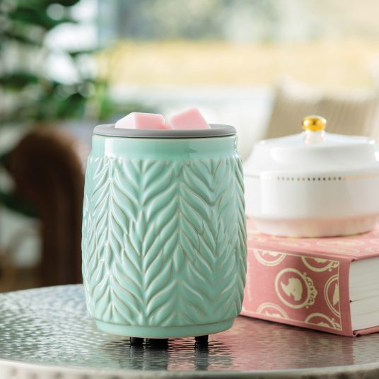 Candle Warmers Etc. Flip Dish Wax Warmer - Mint Leaf