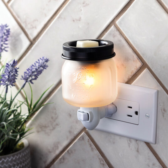 Candle Warmers Etc. Pluggable Fragrance Warmer - Glass Mason Jar