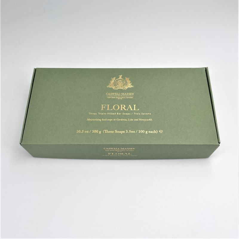 Caswell Massey NYBG Trio of Florals Soap Set - Gardenia, Lilac, Honeysuckle