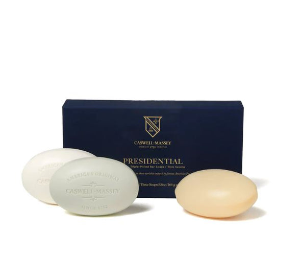Caswell Massey Three Triple-Milled Soaps Gift Set - Presidential