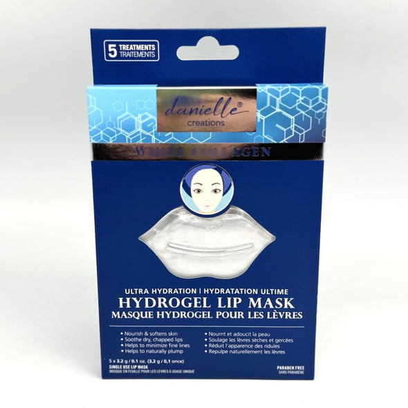 Danielle Hydrogel Lip Mask with Collagen Set of 5 0.1oz 3.2g