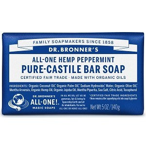 Dr. Bronner's Pure Castile Bar Soap 5oz 140g