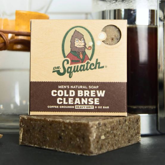 Dr. Squatch Men's Natural Bar Soap 5oz - Cold Brew Cleanse