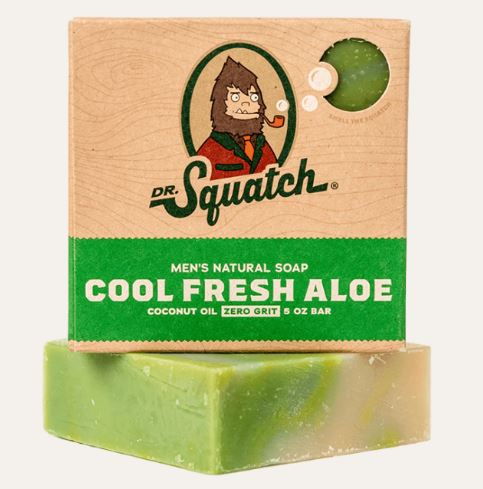 Dr. Squatch Men's Natural Bar Soap 5oz - Cool Fresh Aloe