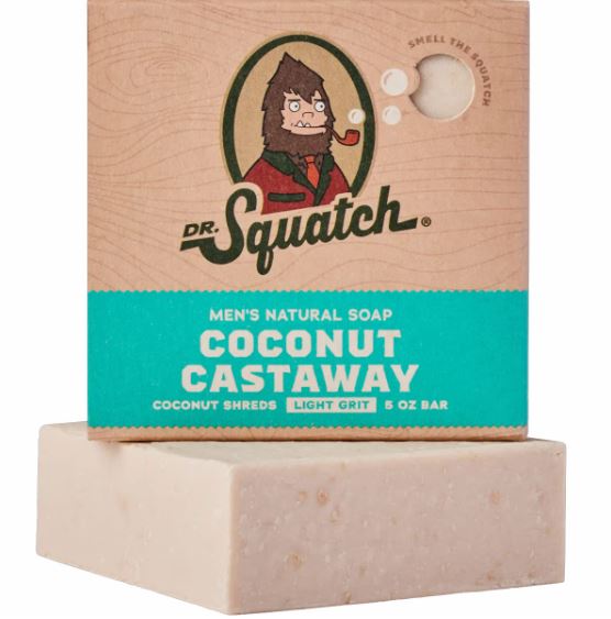 Dr. Squatch Men's Natural Bar Soap 5oz - Coconut Castaway