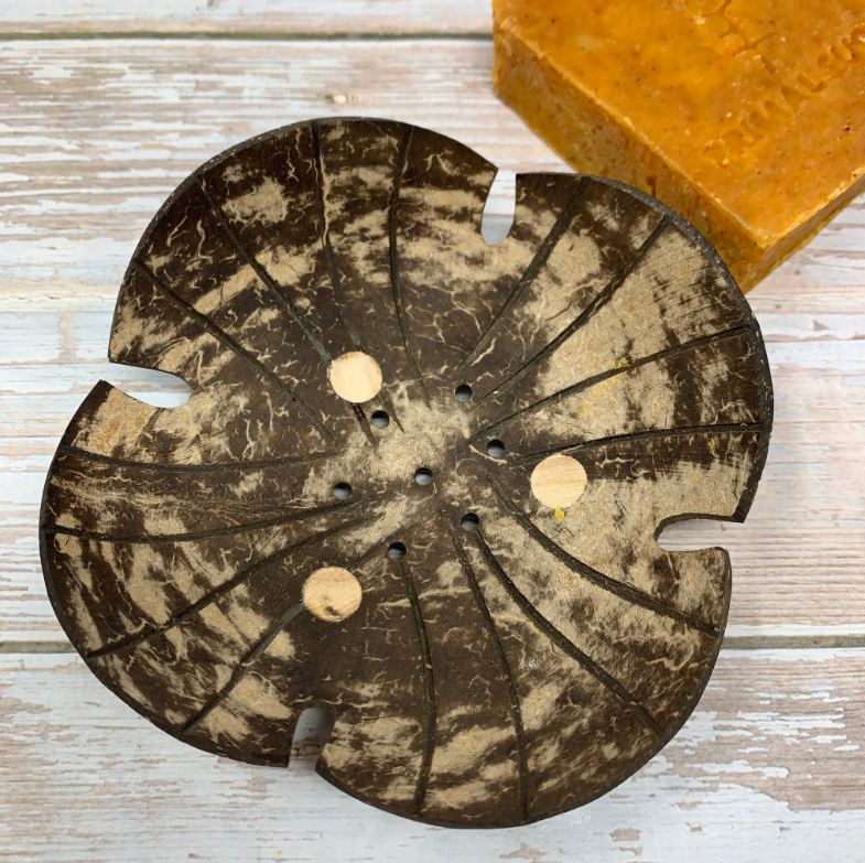 Earthbits Coconut Shell Soap Dish