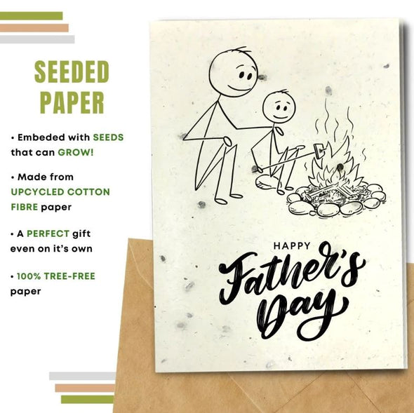 Earthbits Seeded Compostable Greeting Card - Father's Day