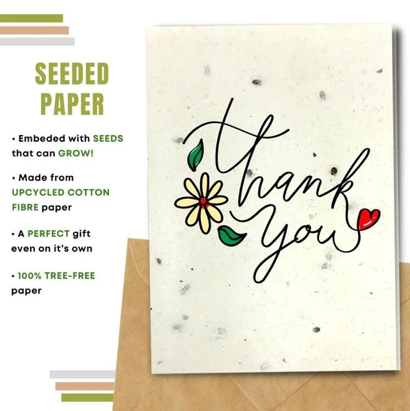 Earthbits Seeded Compostable Greeting Cards - Thank You